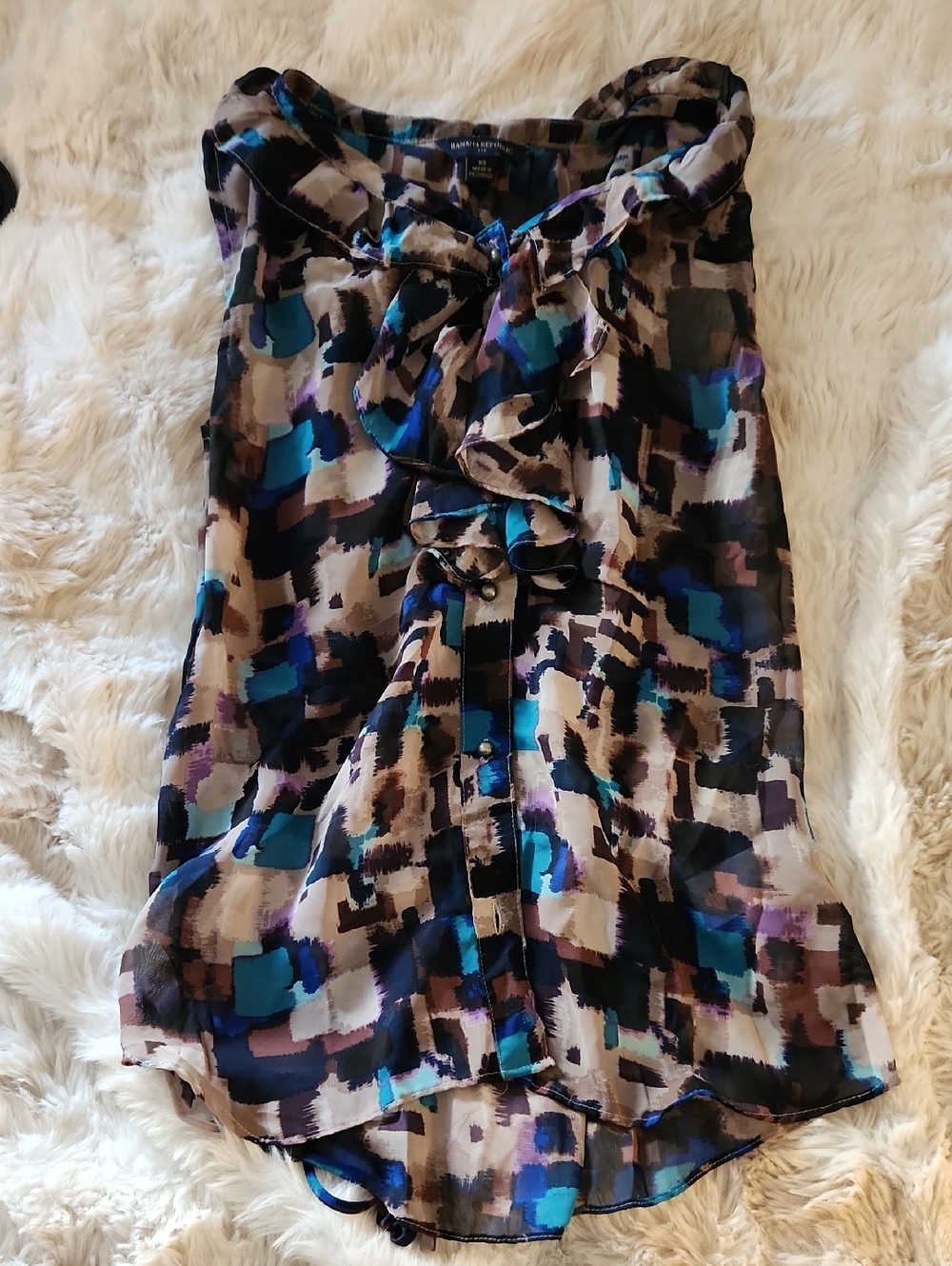 Banana Republic Blue, Purple Top